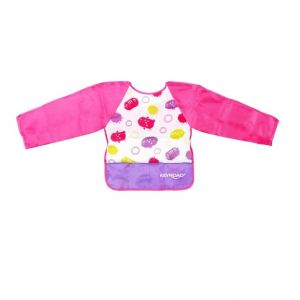 Zástěra na výtvarnou výchovu KEYROAD s rukávy, růžová