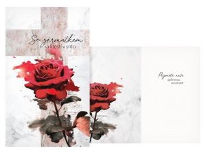 Přání kondolenční malé M18-242 Z