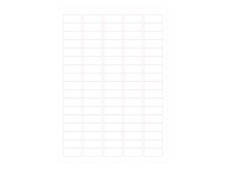 Etikety spotřeby, 35,6 x 16,9 cm, 1000 ks v krabici, bílé