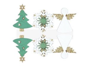 Kolíček dřevěný andělé 6ks/4,8cm CJ-20S189A-1