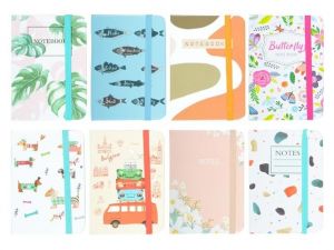 Blok s gumkou A7 80 listů mix č.4 linka