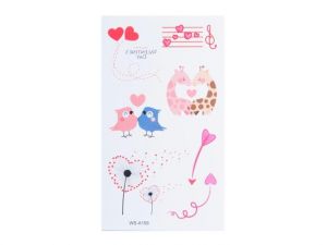 Tetovací obtisky 16022 10,5 x 6 cm - láska