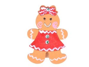 Kolíček dřevo perník 18ks