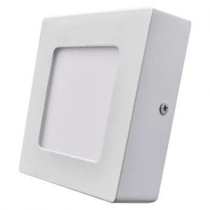 EMOS LED přisazené svítidlo PROFI, čtvercové, bílé, 6W teplá bílá