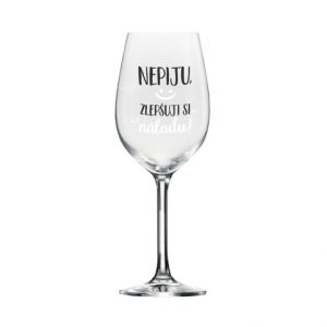 ALBI Mega sklenice na víno - Zlepšuji si náladu