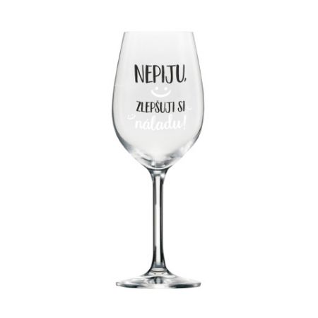 ALBI Mega sklenice na víno - Zlepšuji si náladu