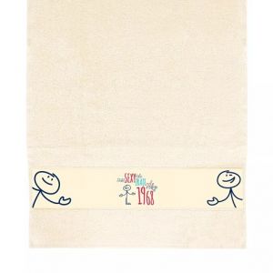 ALBI Béžový ručník - 1968