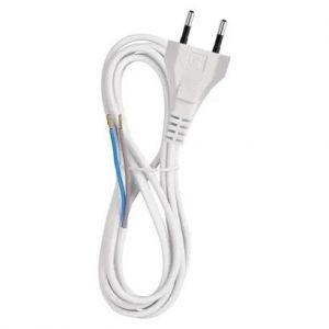 EMOS Flexo šňůra PVC 2× 0,75mm2, 2m, bílá