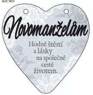 ALBI Plaketka - Pan a paní srdce