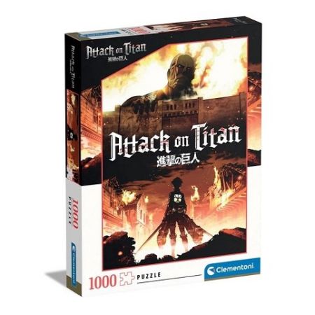 Clementoni - Puzzle Útok titánů (Attack on Titan) 1000 dílků