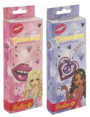 Udělej si svoji klíčenku pomocí kamínků Diamond Besties