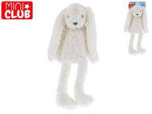 Mini Club zajíček plyšový bílý 30cm dlouhé nohy 0m+