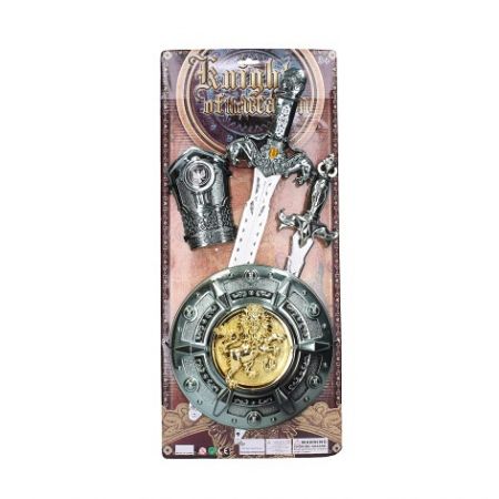 Rytířský set s mečem 50cm, 4 ks