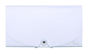 Desky na dokumenty CONCORDE s gumou DL, 13 kapes, bílá