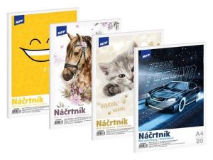 Náčrtník MFP A4 20 listů 12 druhů