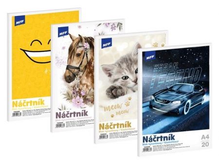 Náčrtník MFP A4 20 listů 12 druhů
