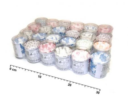 Košíčky papírové 7,5cm (pr. 3cm, v. 2,2cm) - 100ks