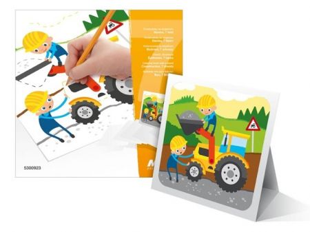 Omalovánky se stojánkem Stavba 7 listů (MFP)