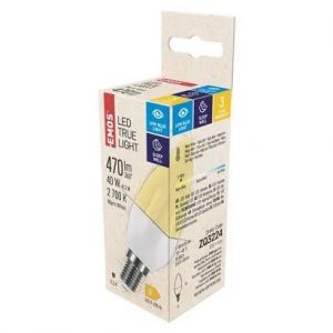 EMOS LED žárovka True Light svíčka / E14 / 4,2 W (40 W) / 470 lm / teplá bílá