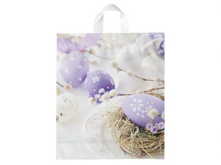 Igelitová velikonoční taška vzor č. 14 39x46x8cm (s uchem)