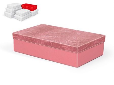 Krabice dárková 32x20x8cm - růžová