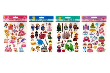 Nálepky království 14x25cm