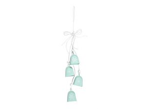 Závěs zvonky zelené 3,5cm, délka 37cm