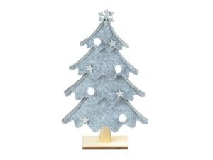 Stromek filcový šedý 22cm