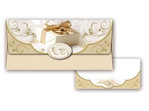 MFP Obálka na peníze svatební 55-013 W