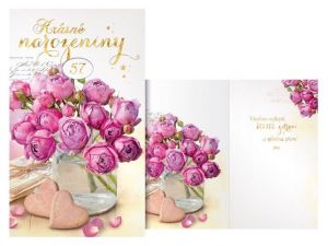 Přání k narozeninám otočné s textem M11-479  W