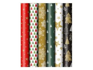 Balící papír vánoční role 500x70 mix č.9