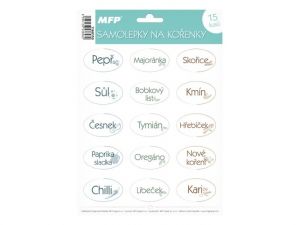 Samolepky na kořenky MFP 16,2x23cm koření