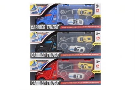 Kamion s autíčky kov