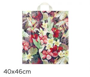 Taška 45 x 40 s uchy ibišek