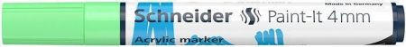 SCHNEIDER Akrylový popisovač "Paint-It 320", pastelově zelená, 4mm, 120224