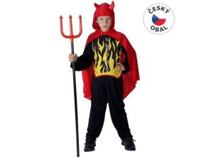 Šaty na karneval Čert 120-130cm