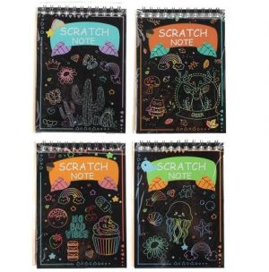 Vyškrabovací notes 10 listů 14x10 cm