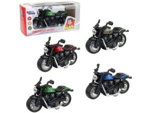 Motorka kovová, zpětný chod, 10,5cm mix barev