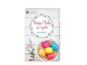 Barvy na vajíčka gelové 7740 neonové, 5 ks v balení
