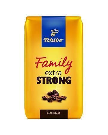 Káva "Family Extra Strong", pražená, zrnková, 1000 g, TCHIBO 518690