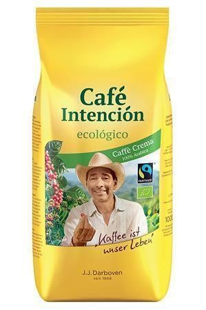 Káva " Café Intención Ecológico ", pražená, BIO zrnková, 1000 g, "CAFÉ INTENCIÓN" "Ecológi