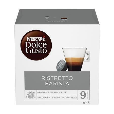 Kapsle do kávovaru, 16 ks, NESCAFÉ "Dolce Gusto Ristretto Barista"