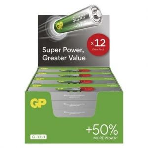GP Alkalická baterie GP Super AAA (LR03), 288 ks, display box