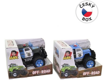 Auto off - road, policejní, 14 x 7,5 x 9,5 cm