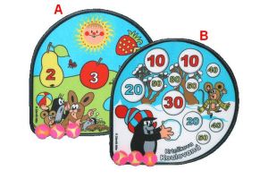 Terč Krtek - suchý zip