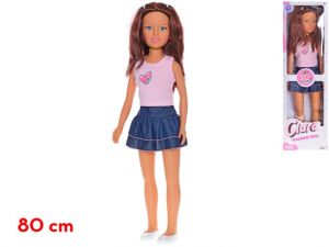 Panenka chodící módní tvrdé tělo 80cm