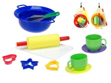 Kuchyňský set 11ks v sítce, 3 barvy, v síťce