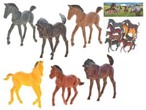 Kůň 9cm 8ks v sáčku