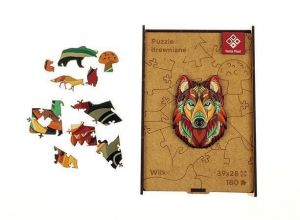 Puzzle "Mystery Wolf", dřevěné, A3, 180 ks, PANTA PLAST 0422-0003-01