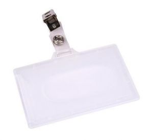 Jmenovka s klipem, 88 x 54 mm, 50 kusů,  VICTORIA